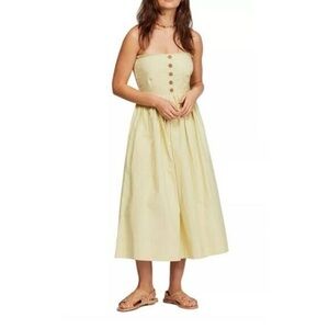 #11 Free People Lilah Pleated Tube Dress, Size Small